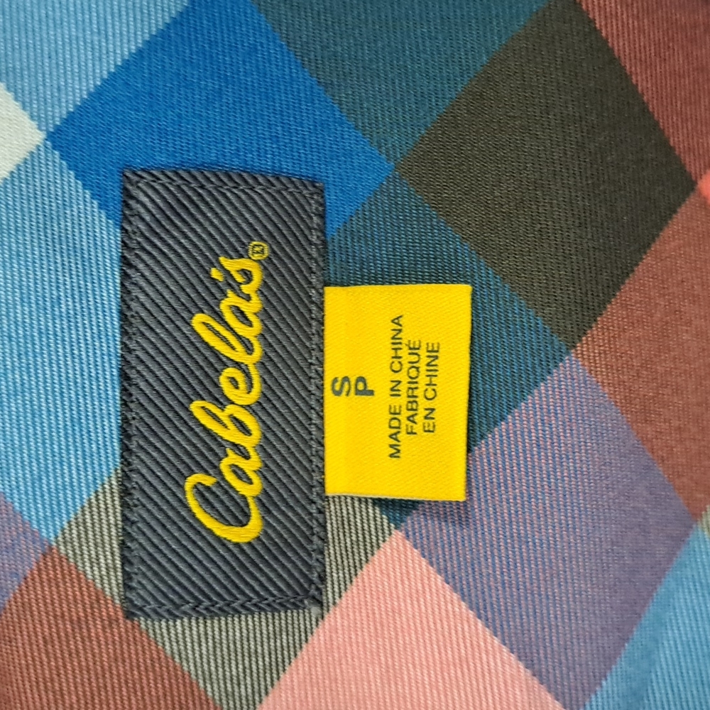 Cabela's plaid button down shacket - small long sleeve - Picture 2 of 6